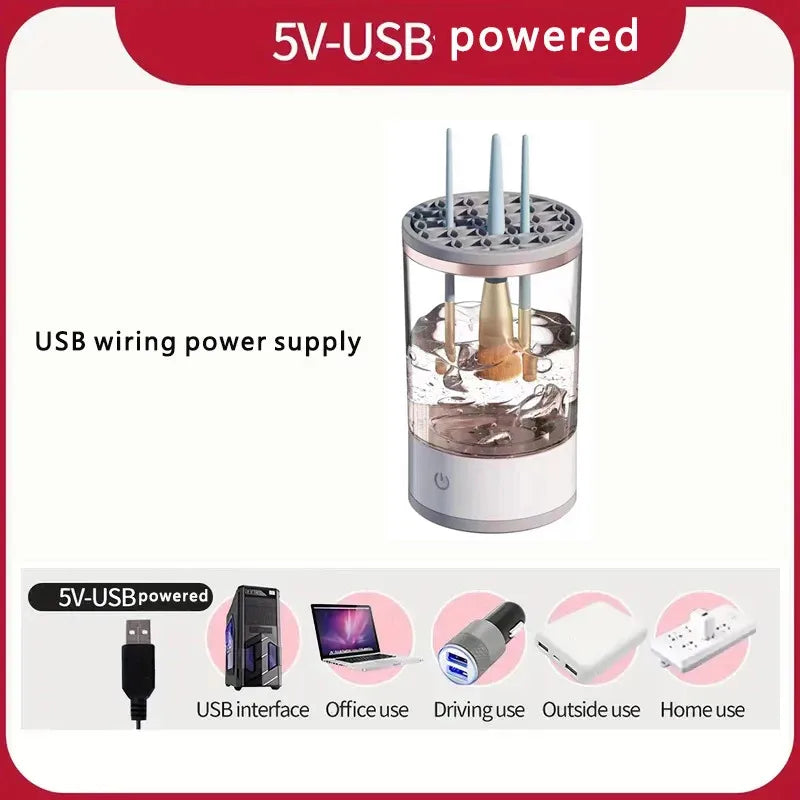 Quick Clean Makeup Brush Machine