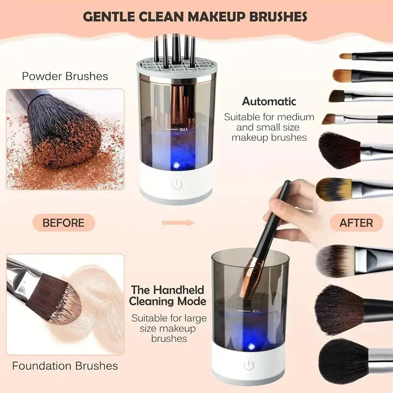 Quick Clean Makeup Brush Machine